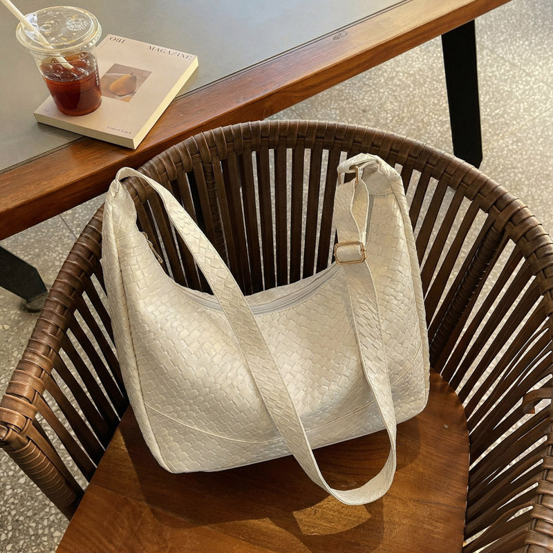 WoWoven Texturierte Hobo-Handtasche Brehn