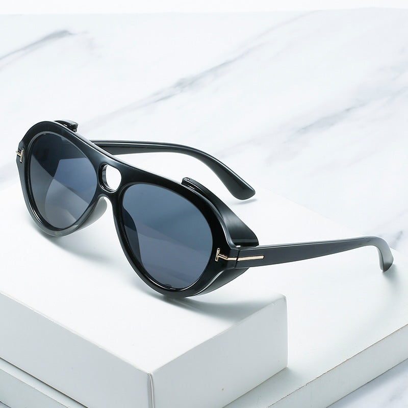 Retro-inspirierte Schild-Sonnenbrille Brehn
