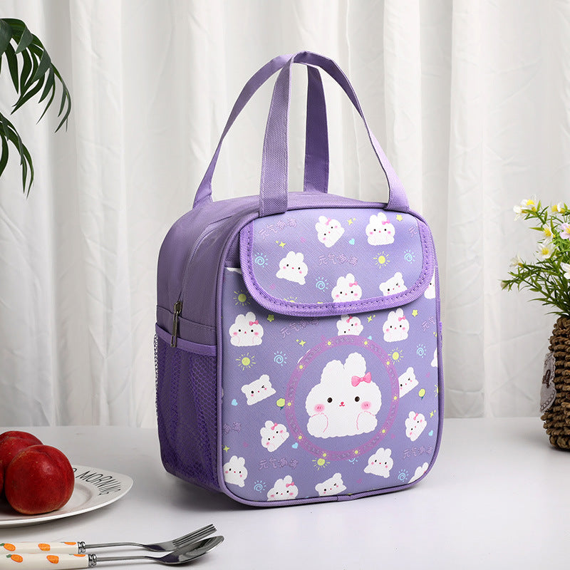 Kinder isolierte Bunny Lunch Tasche Brehn