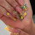 Künstlerisches Schmetterlings-Nagelkunst-Set Brehn