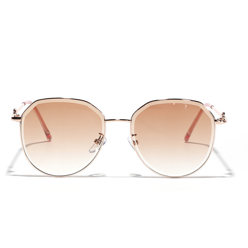 Damen geometrische Sonnenbrille im eleganten Design Brehn