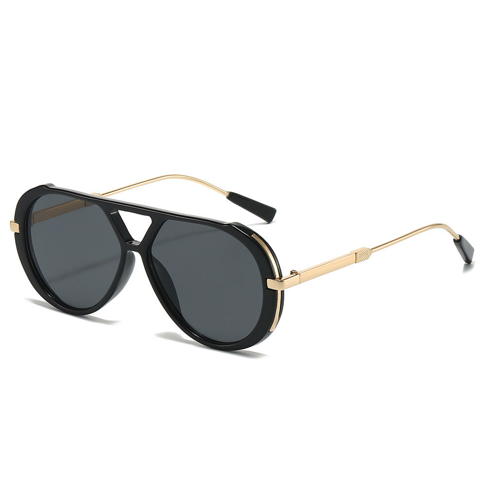 Luxuriöse Retro Übergroße Sonnenbrille Brehn