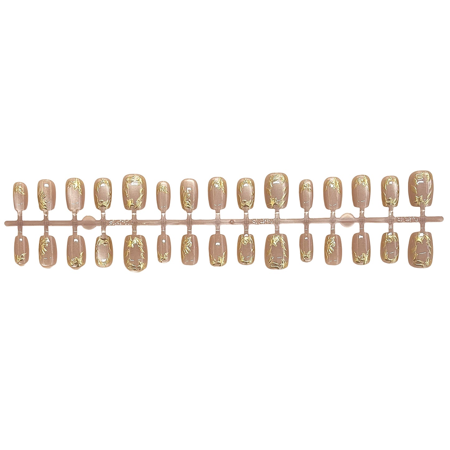 Elegantes Press-On Nagelset Brehn