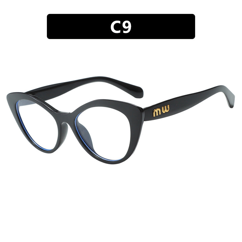 Damen elegante Cat-Eye Sonnenbrille mit luxuriösem hochwertigen Rahmen Brehn
