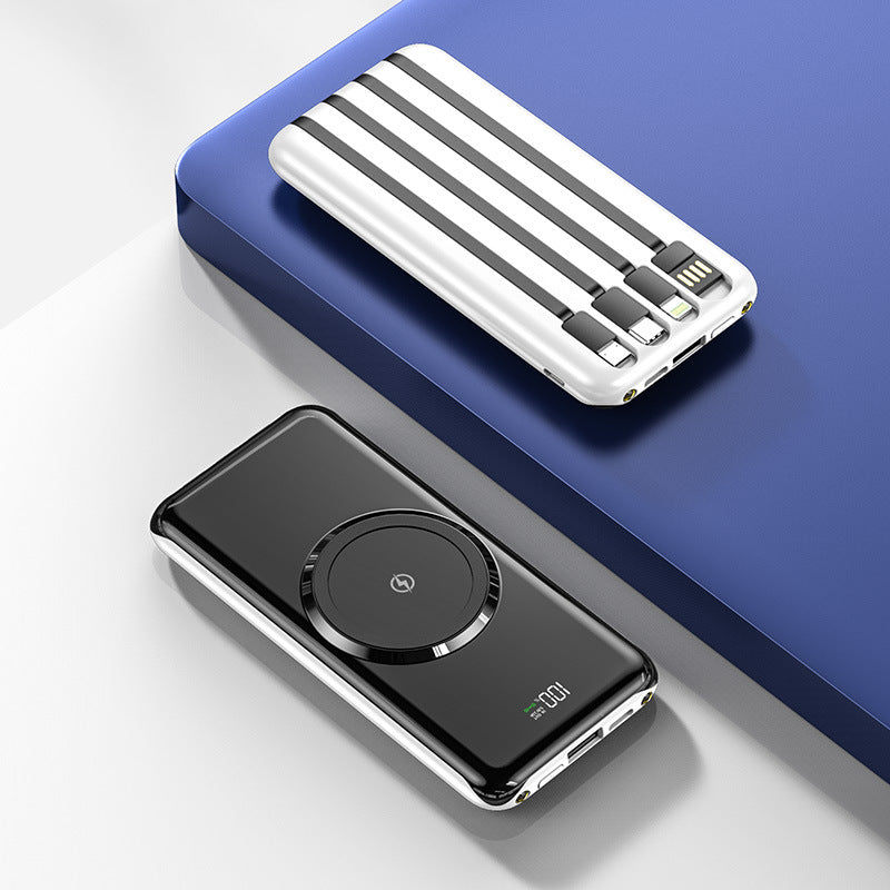 Tragbare Powerbank mit Schnellladefunktion und LED-Display Brehn