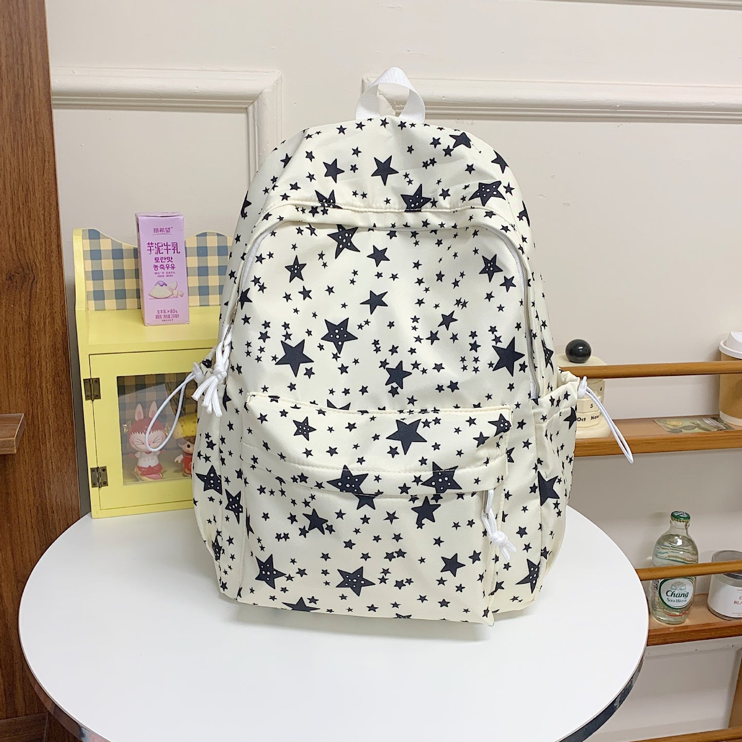 Rucksack mit Hochwertigem Sternenmuster und Multifunktionalen Fächern Brehn