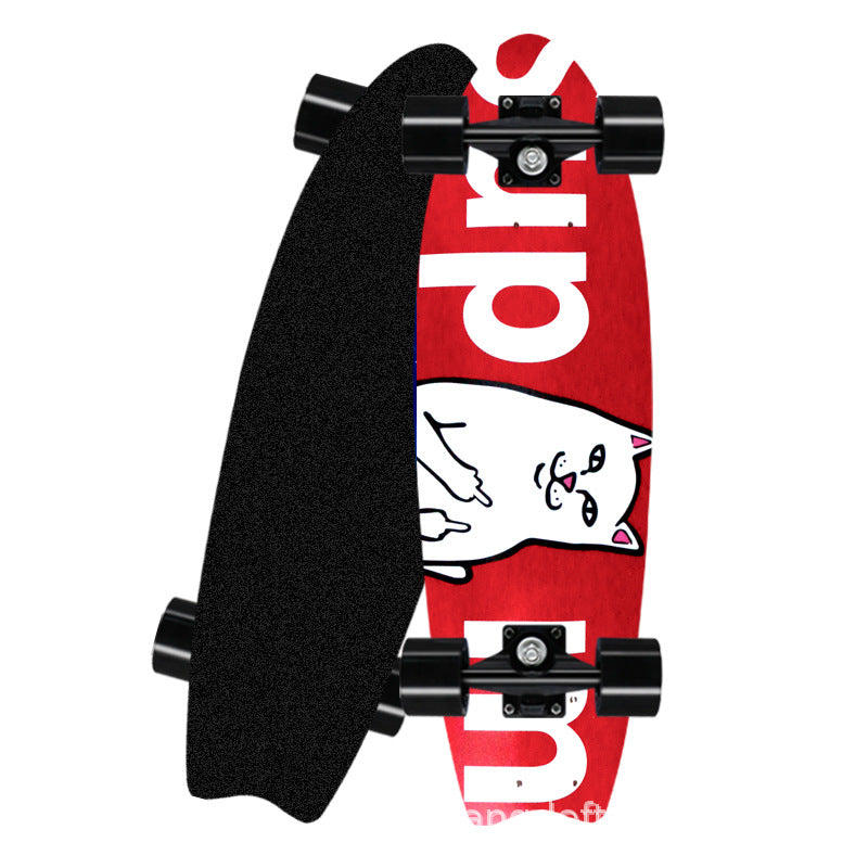 Surf-inspirierter Mini Cruiser Skateboard Brehn