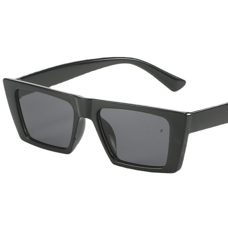 Damen geometrische Sonnenbrille mit trendigem, eckigem Rahmen Brehn