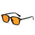 Retro-inspirierte quadratische Rahmen Sonnenbrille Brehn