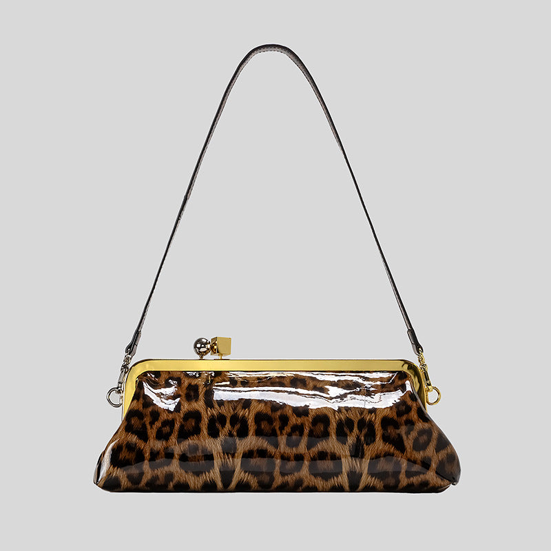 Elegante Lackleder Abendhandtasche
