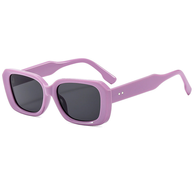 Damen große quadratische Sonnenbrille mit robustem Rahmen und UV-Schutz Brehn