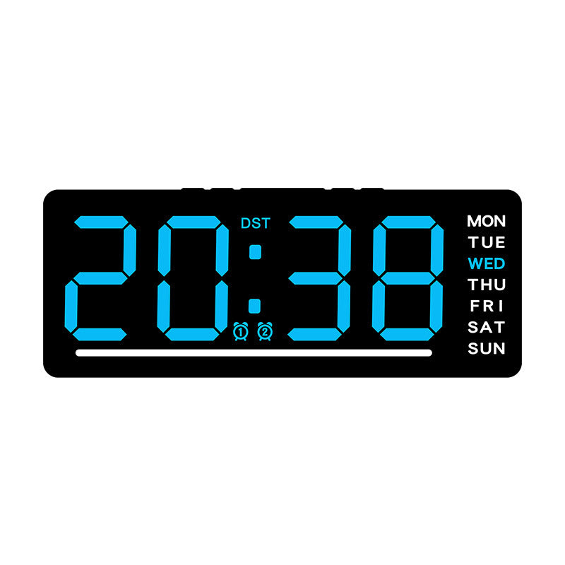 Digitaler Led Wecker mit Großem, Klaren Display und Mehreren Alarmfunktionen Brehn
