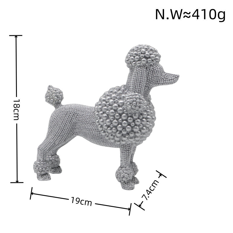 Dekorative Hundefigur im modernen Design Brehn