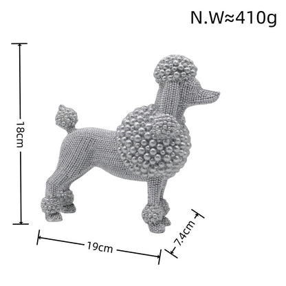 Dekorative Hundefigur im modernen Design Brehn