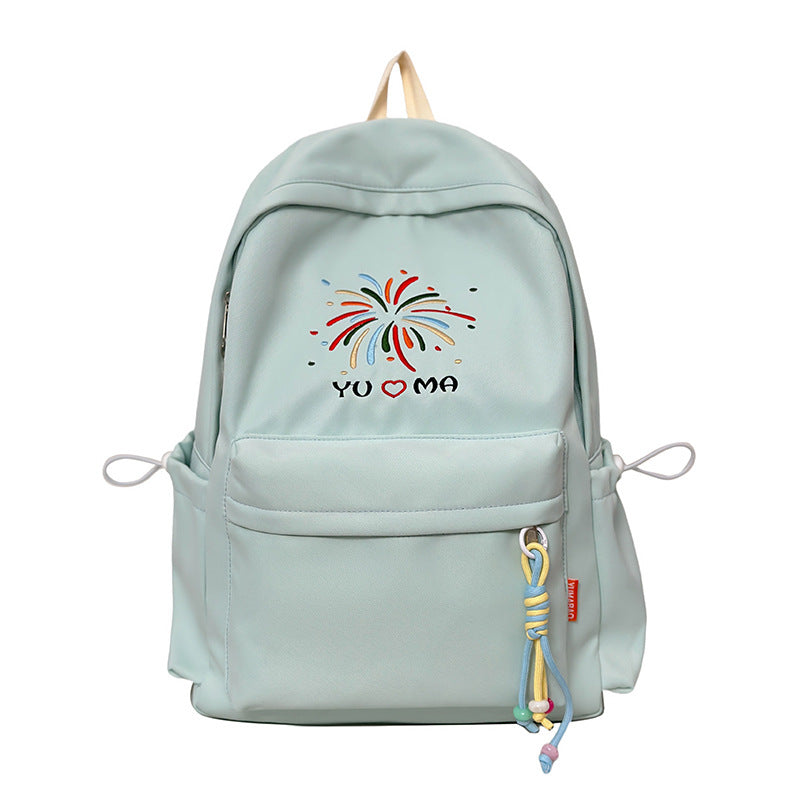 Lässiger bestickter Rucksack