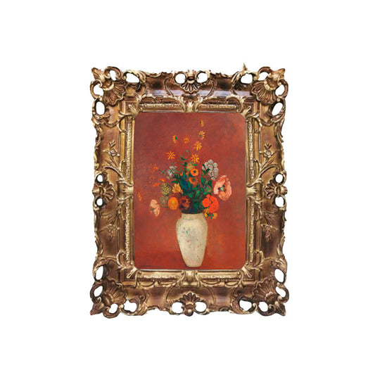 Elegante goldbeschichtete Blumenkunst