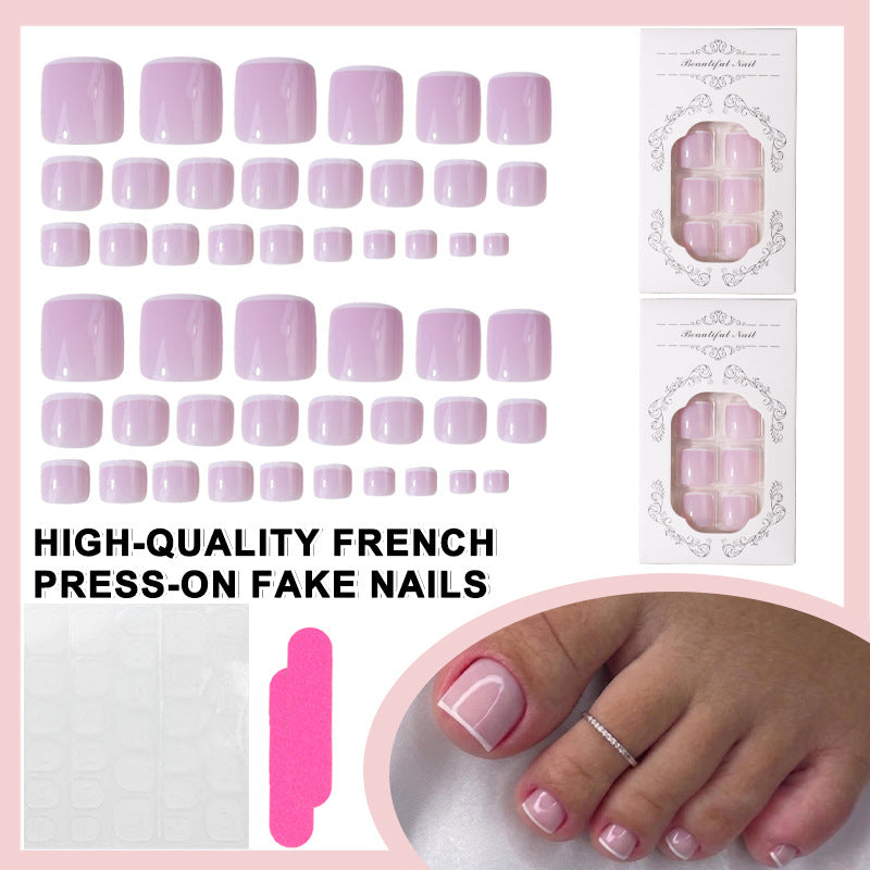 Premium French Press-On Nail Set Brehn