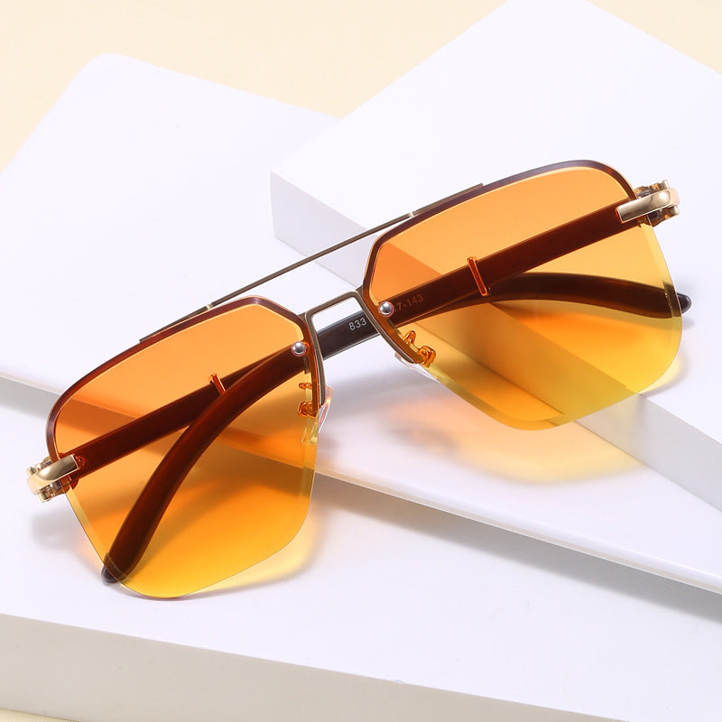 Damen Stilvolle Sonnenbrille im eleganten Metallrahmen Brehn