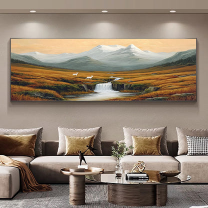 Berglandschaft Leinwand Kunstwerk