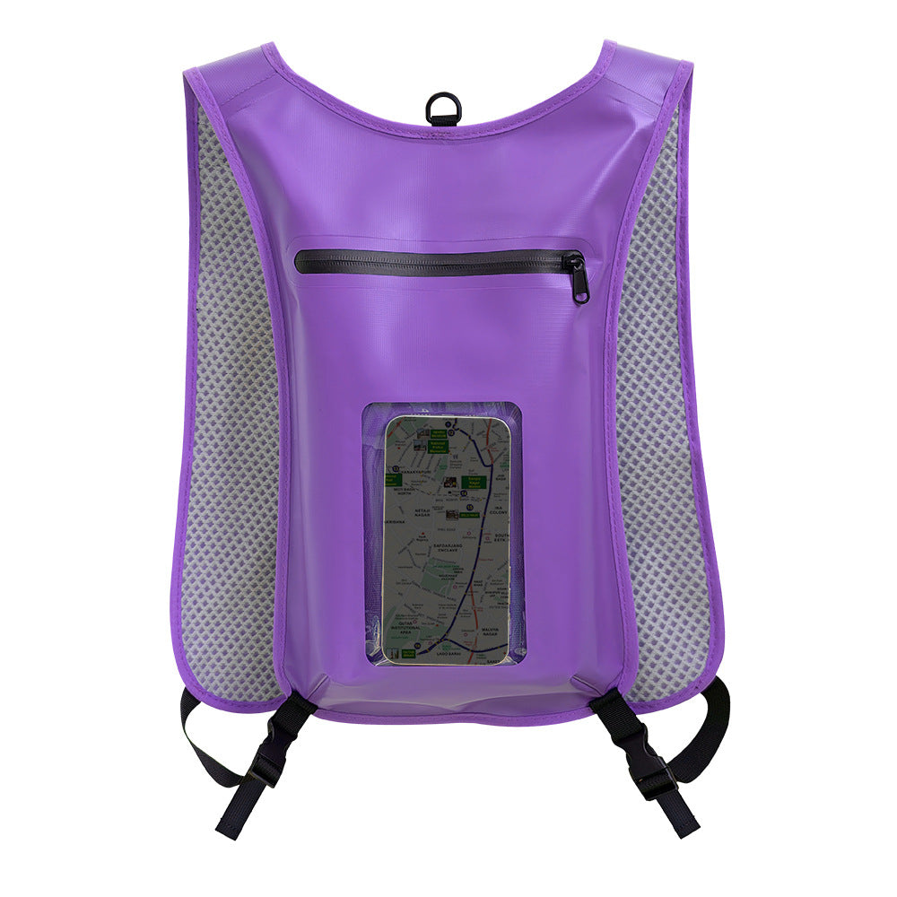 Wasserdichte Smartphone-Rucksack mit Durchsichtiger Fronttasche Brehn
