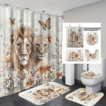 Cartoon Lamm-Themen Badezimmer Dekor Set Brehn