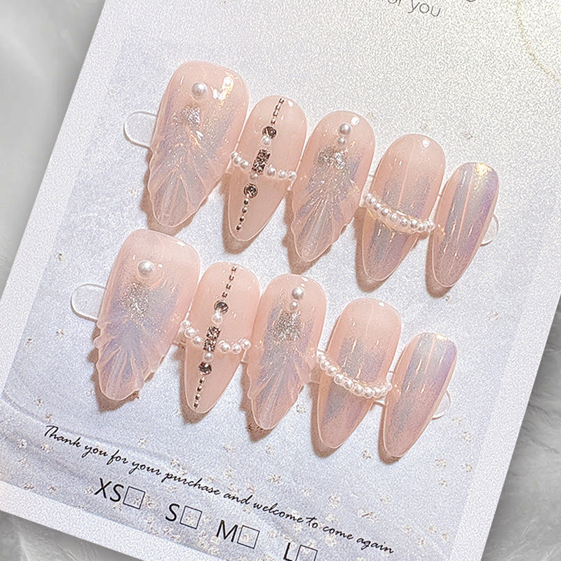 Premium French Tip Press-On Nails Brehn
