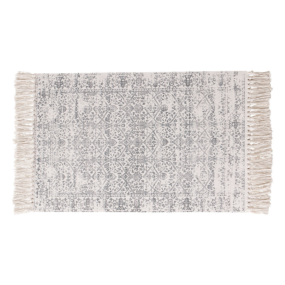 Gewebter Vintage-Teppichläufer mit Fransen und orientalischem Used-Look Brehn