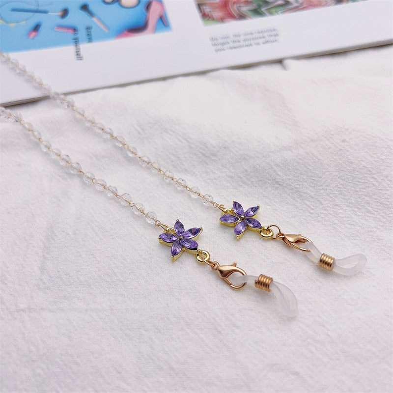 Blumen Dekorative Brillen Kette Brehn