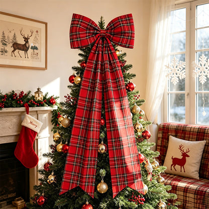 Elegante Weihnachtsbaum Schleifen Dekoration