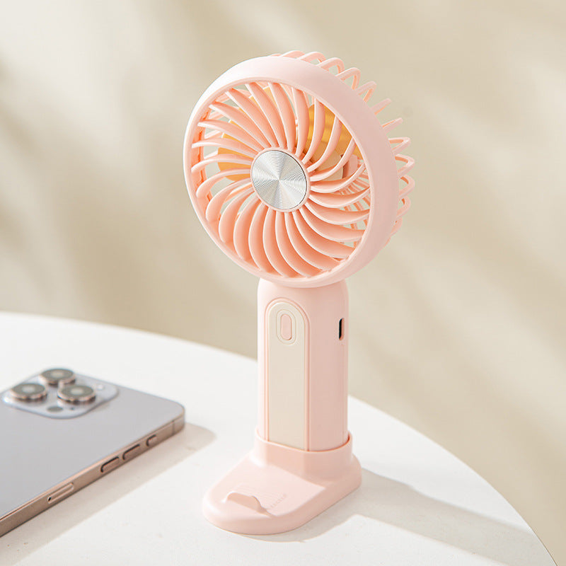 Unisex nan tragbarer Handkühlventilator mit Peltier-Kühlmodul, stufenloser Geschwindigkeitsregelung und LED-Digitalanzeige Brehn