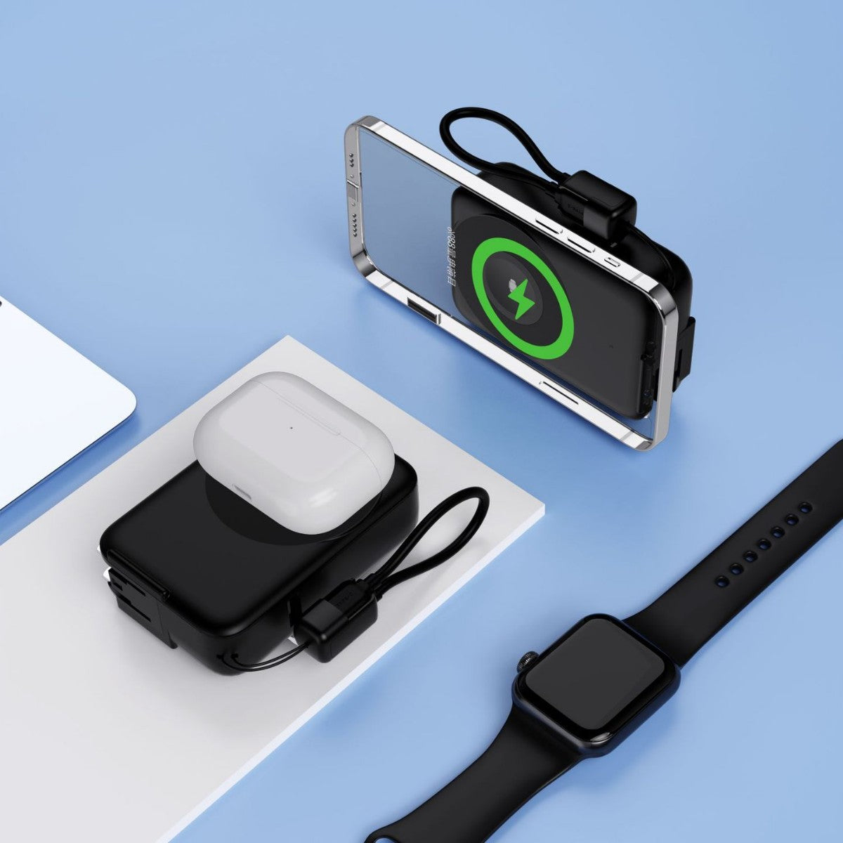 Tragbare Kabellose Ladeeinheit mit Magsafe-Technologie Brehn