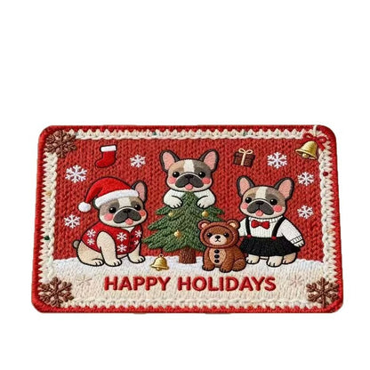 Weihnachtlich dekorative Matte