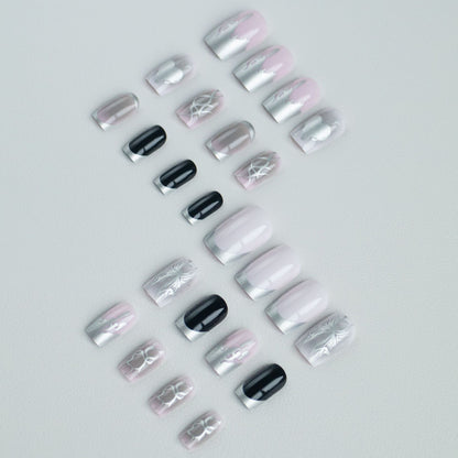 Künstlerisches Nageldesign mit einzigartigen Mustern