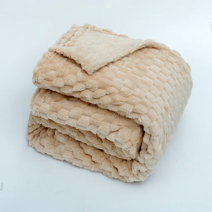 Damen Flauschige und strukturierte Kuscheldecke Brehn