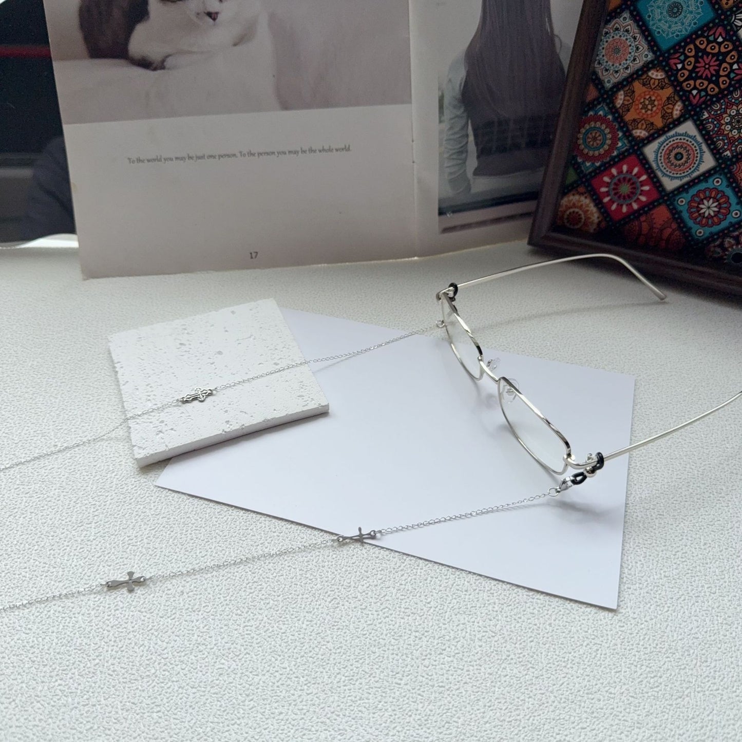 Minimalistische Silberkette Brehn