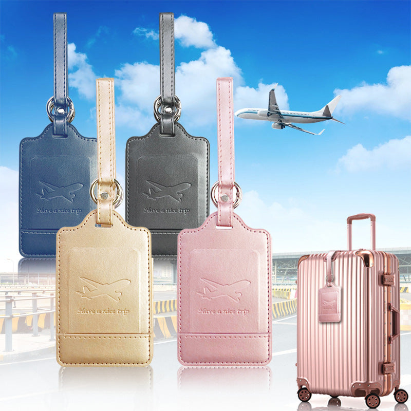 Premium PU Leder Reise Gepäckanhänger Brehn
