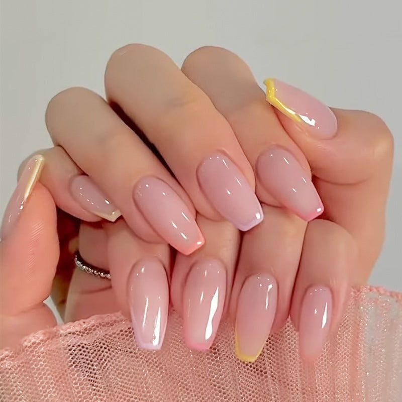 Glamouröse Glitzer-Stiletto Press-On Nägel Brehn