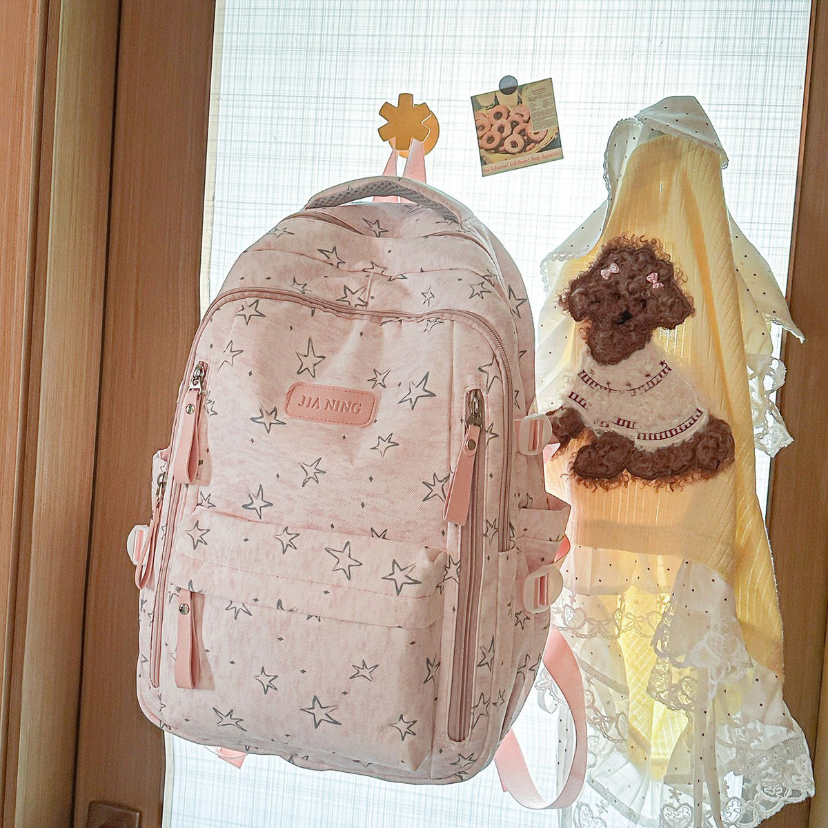 Stylischer Star-Emblazoned Alltagsrucksack Brehn