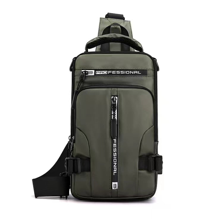 Kompakte Multi-Taschen Sling-Rucksack Brehn