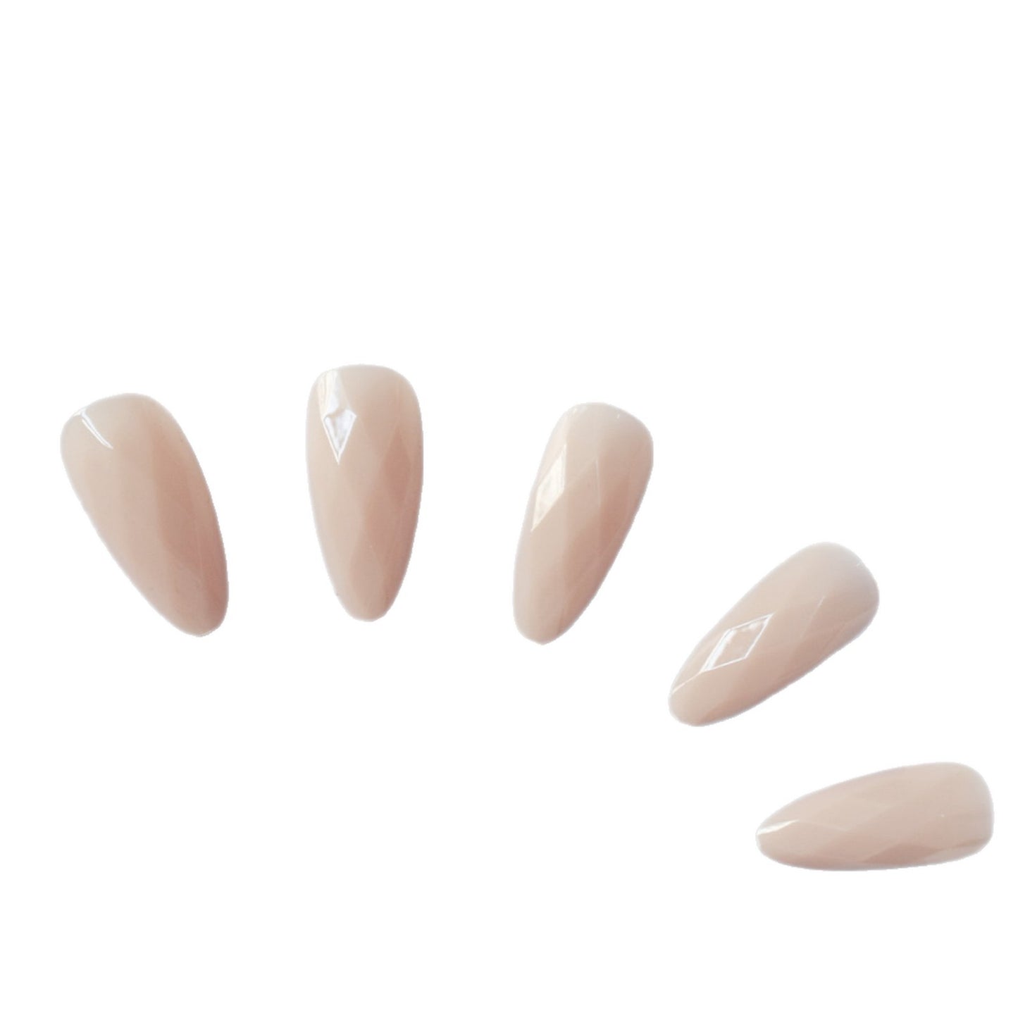 Diamantförmige Glänzende Nail Extensions Brehn