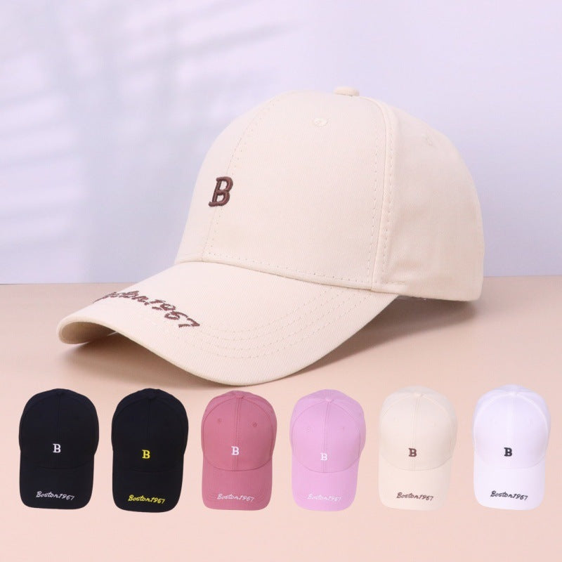Damen klassische bestickte verstellbare Baseballcap Brehn