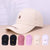Damen klassische bestickte verstellbare Baseballcap Brehn