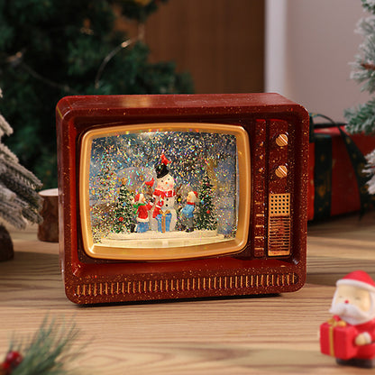 Nostalgische Schneekugel Fernseher Brehn