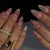 Dekorative Herz-Themen Press-On Nagelkunst Brehn