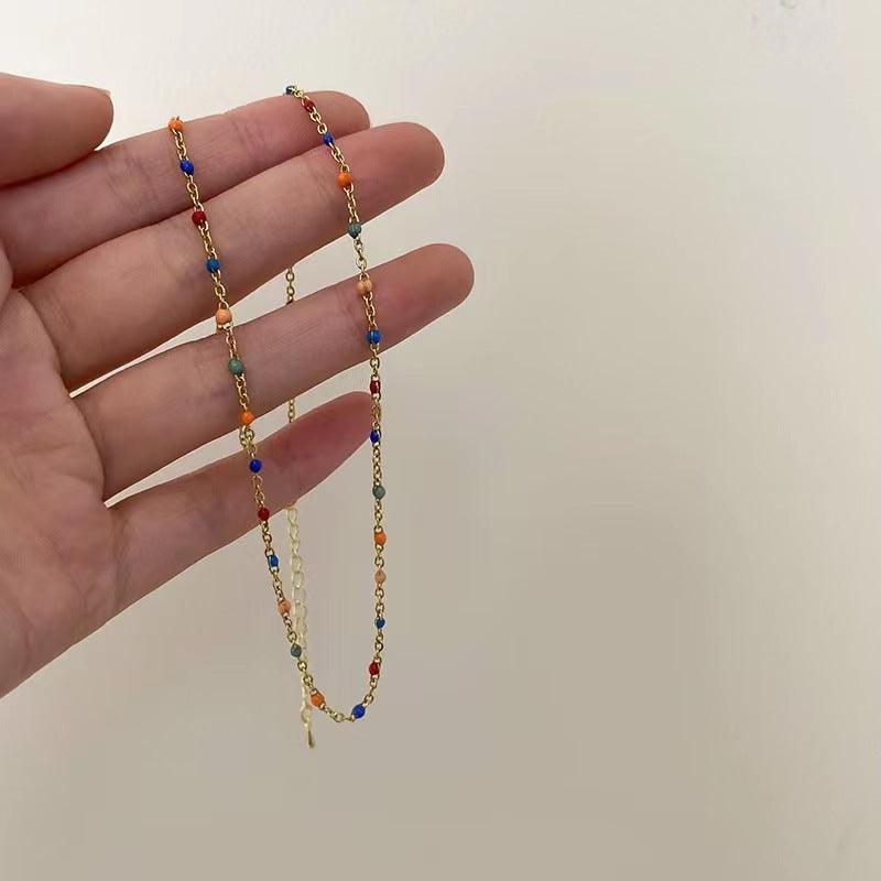 Bunte Perlenkette Brehn