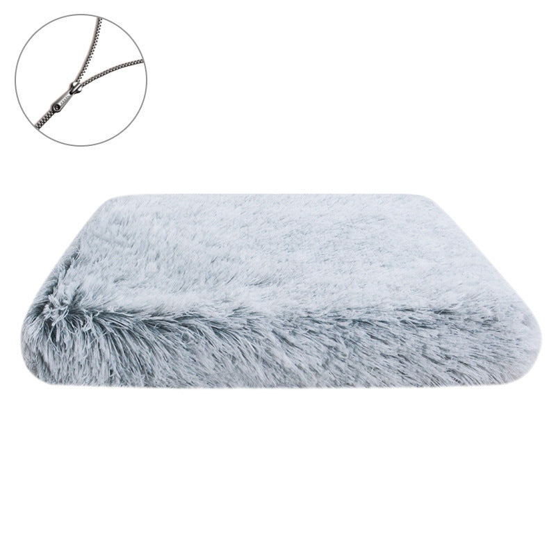 Weiches Faux-Fur-Schlafmatte-Hundebett