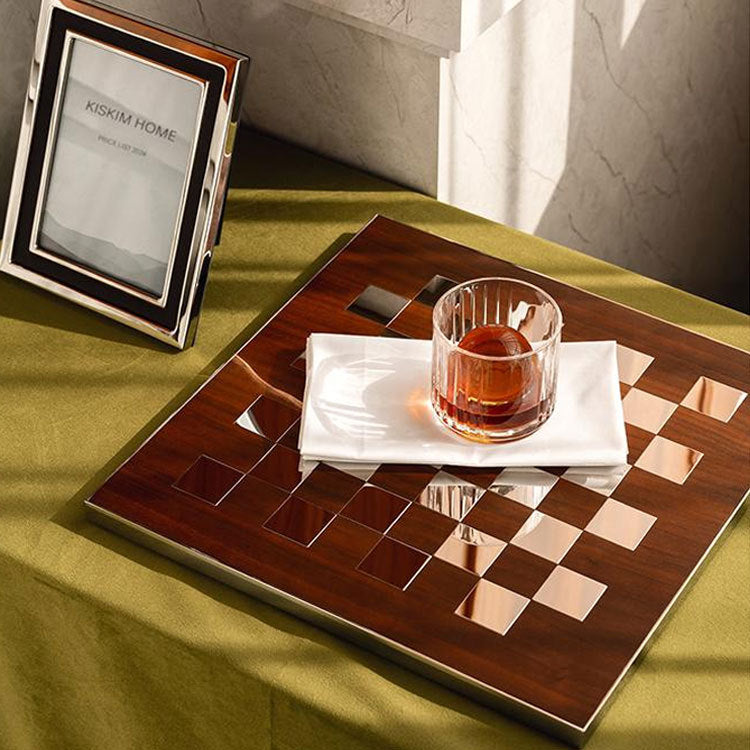 Elegantes Holz-Schachspielbrett