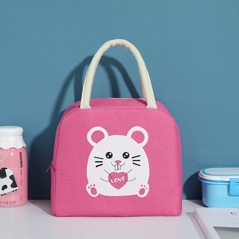 Verspielte isolierte Lunch-Tasche Brehn