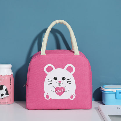 Verspielte isolierte Lunch-Tasche Brehn