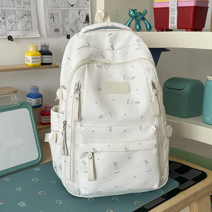 Stylische Love-Beschmückte Rucksack Brehn